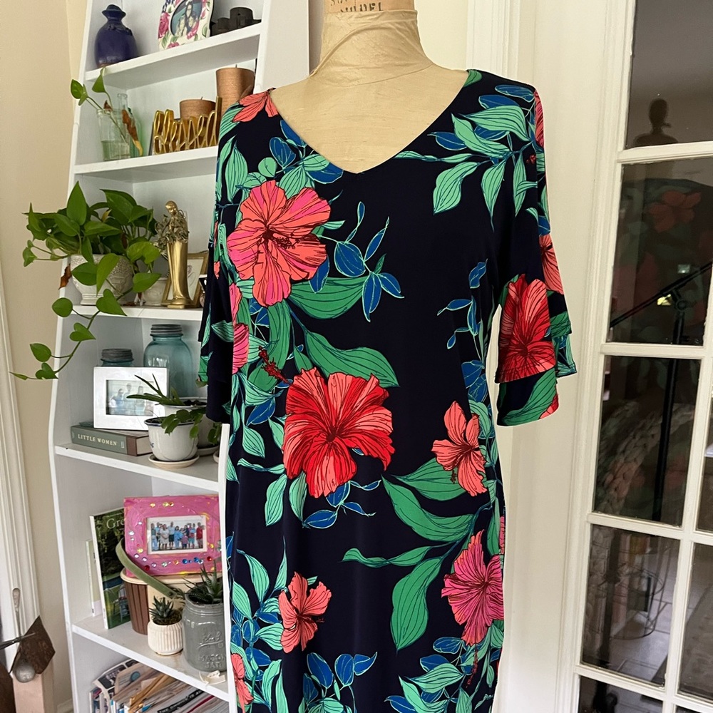Ruby Rd. Beautiful and comfortable dress. Size petite M